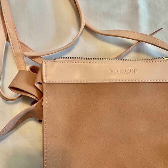 European Style Pink Crossbody with Bow on Side - Picture 4 of 5